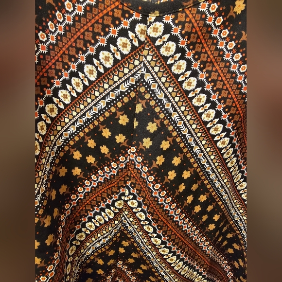 Women's Plus Size Geo and Floral Print Cami Boho Spaghetti Strap Top 2XL NWOT - Picture 3 of 4